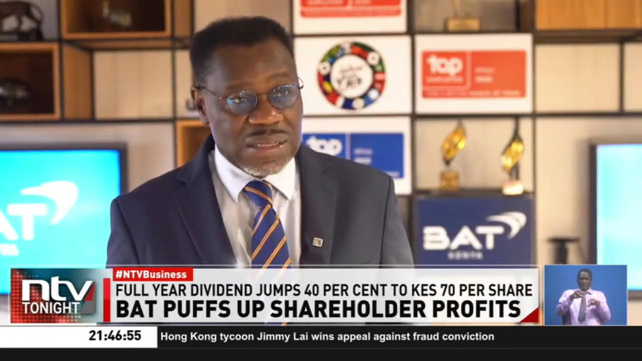 BAT Kenya declares Sh60 dividend as net profit rises 17 per cent to Sh5.25 Billion