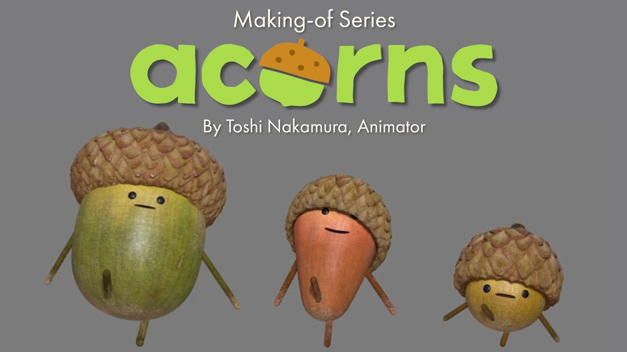 Facial Animation Test & Calisthenics: Acorns Tech-Talk by Toshi Nakamura, Animator