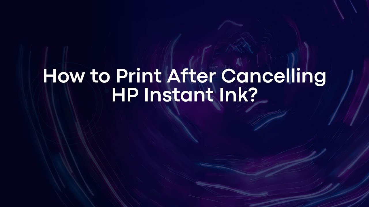 Как распечатать документ после отмены подписки HP Instant Ink?