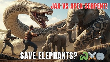 GIANT PYTHON Attacks Elephants! Epic AI Rescue!