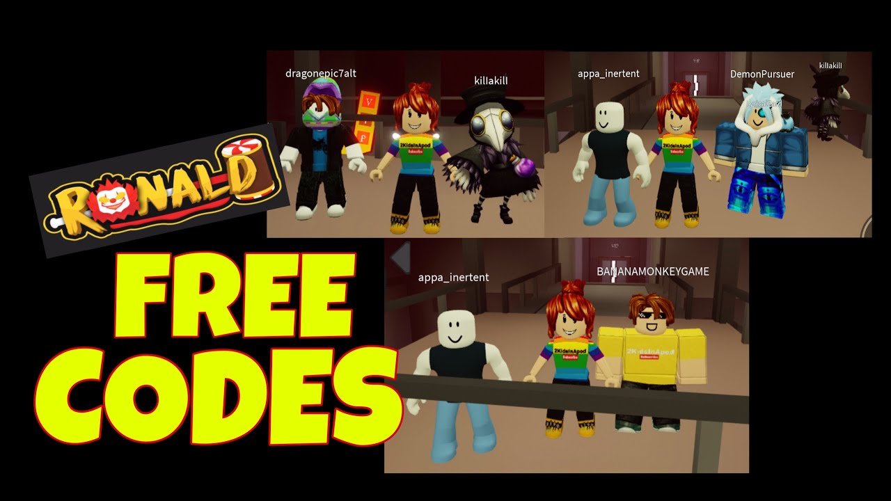 *ALL* FREE CODES RONALD (RB BATTLES) ROBLOX GamePlay with our Viewers! Thanks Guys!