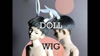 Short DOLL WIG/ КАК сделать короткий парик для куклы