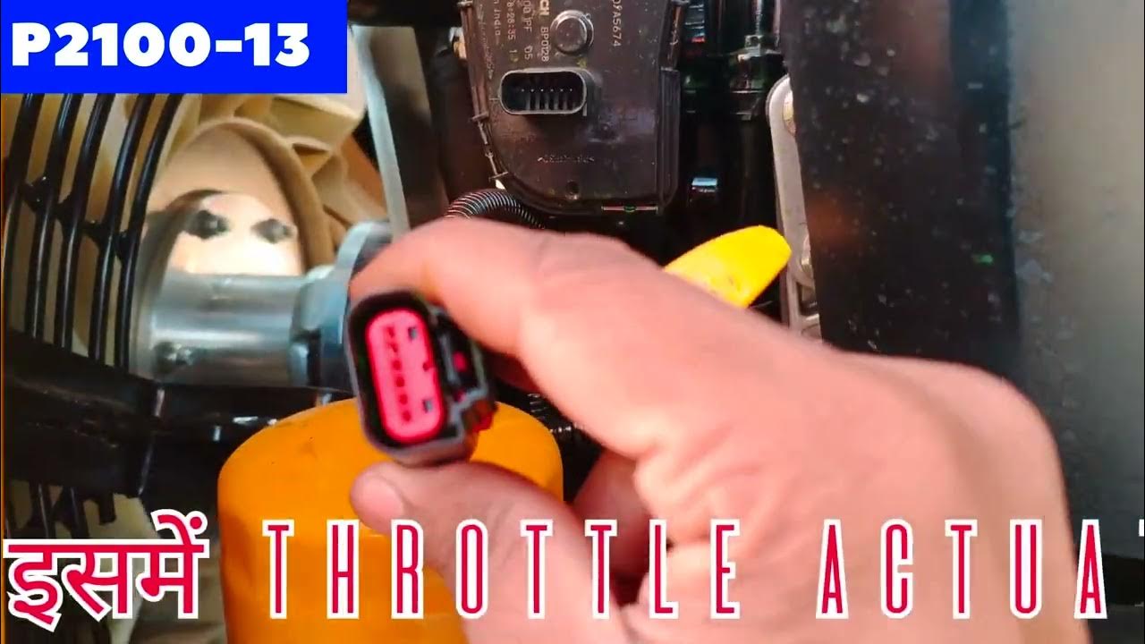 Faulty Throttle Actuator Control Motor P2100 YouTube