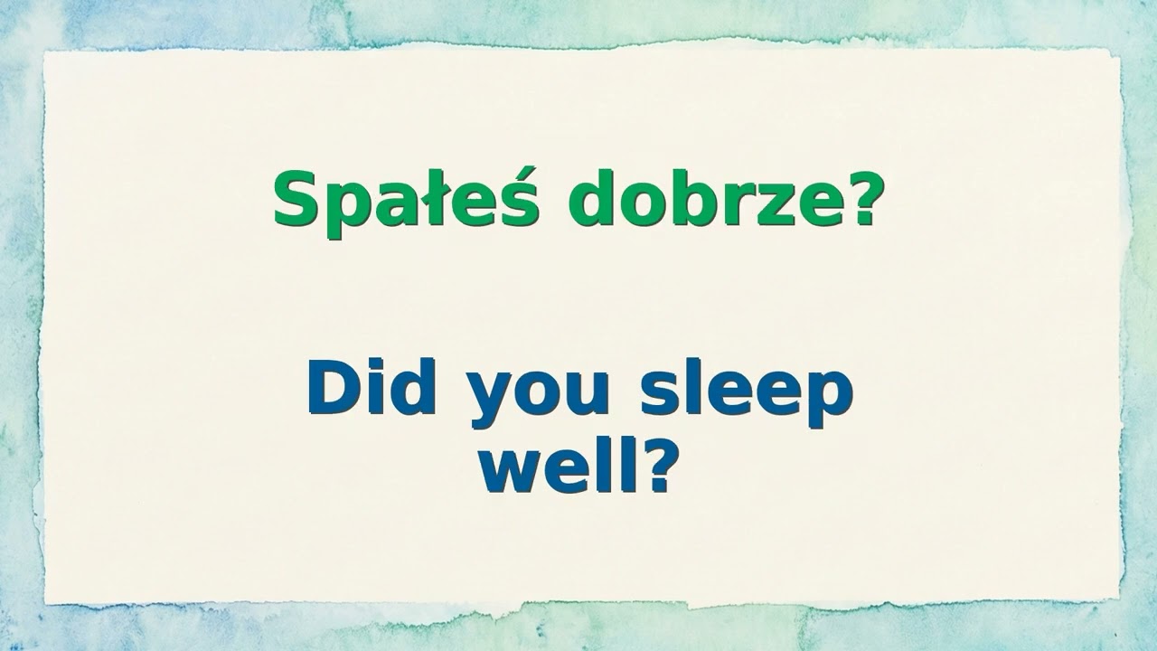 89 Polish - English past tense statements | zwroty w czasie przeszłym