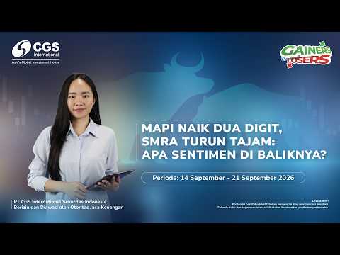 MAPI Naik Dua Digit, SMRA Turun Tajam: Apa Sentimen di Baliknya? 14 September - 21 September 2026