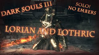 Dark Souls III Lorian & Lothric Solo no embers!
I wonder how long I can keep doing this XD Dark Souls III Lorian & Lothric Solo no embers!