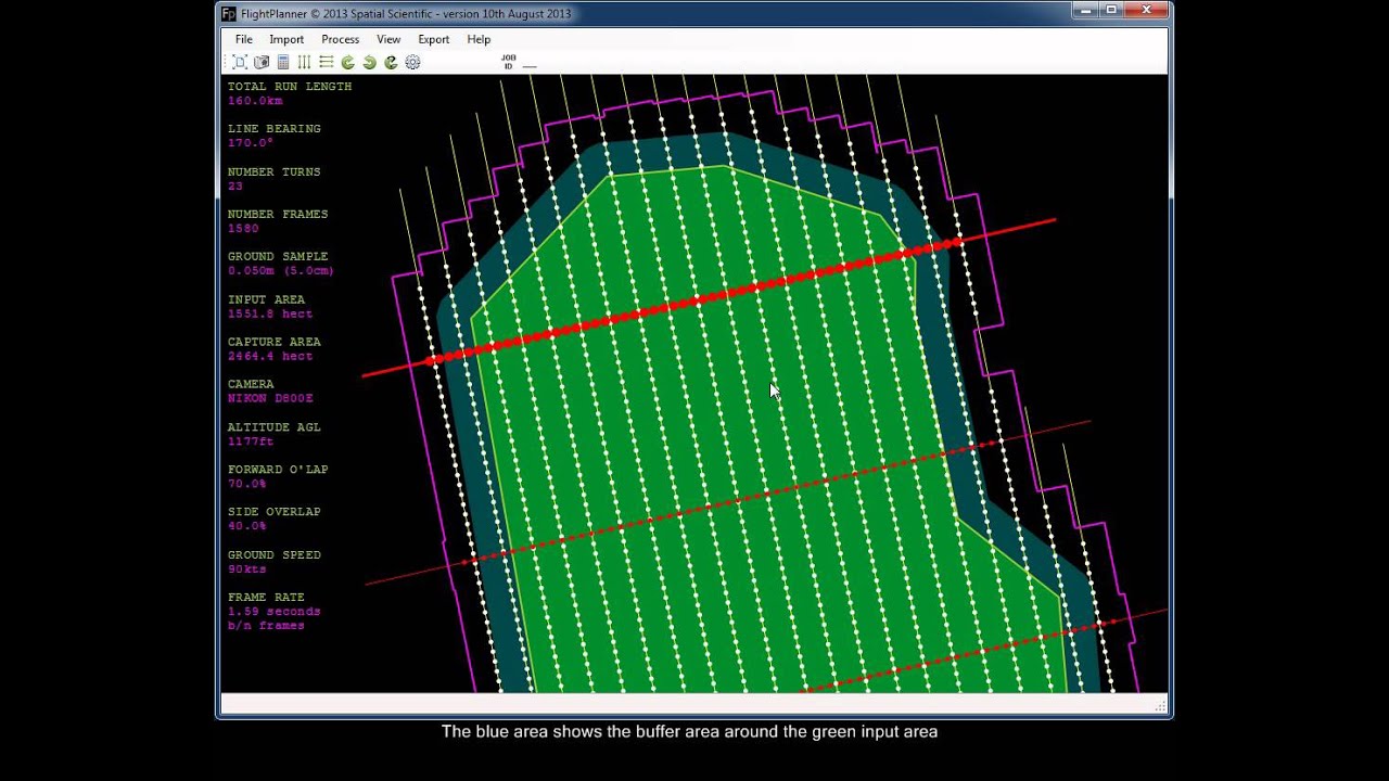 FlightPlanner demo (metric) HD