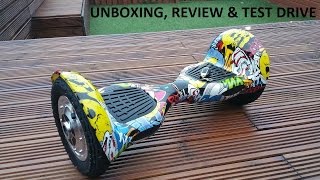 Self balancing, wheel smarting electric scooter, 'MiniSegway', 'HOVERBOARD' UNBOXING, REVIEW