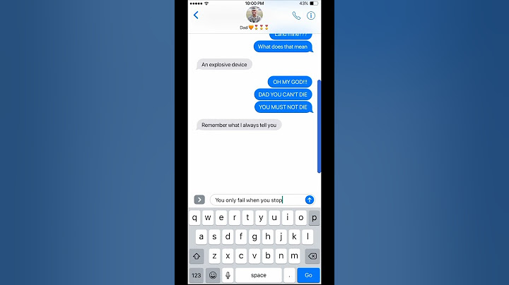 This will make you cry...Last Texts with my Dad