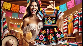 👗 Vackutliv Mexican Dress for Girls | Best Mexican Outfit for Girls 🎉