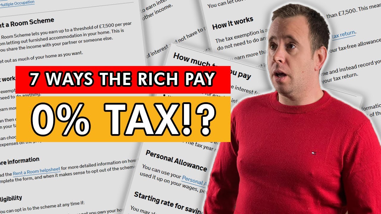 7 WAYS THE RICH PAY 0% TAX THAT YOU SHOULD COPY TODAY
