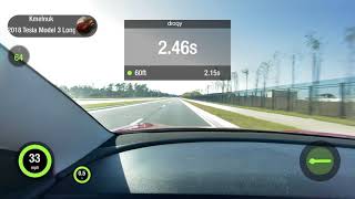 2018 Tesla Model 3 Long Range Awd 0-60 Dragy Test