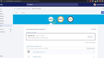 Smart deal link with pre-filled cart in Shopify - Automatic Discount app