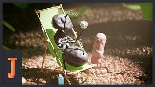 How It Was Made: 'Sunbathing Ant' (Clay Stop-Motion in C4D)