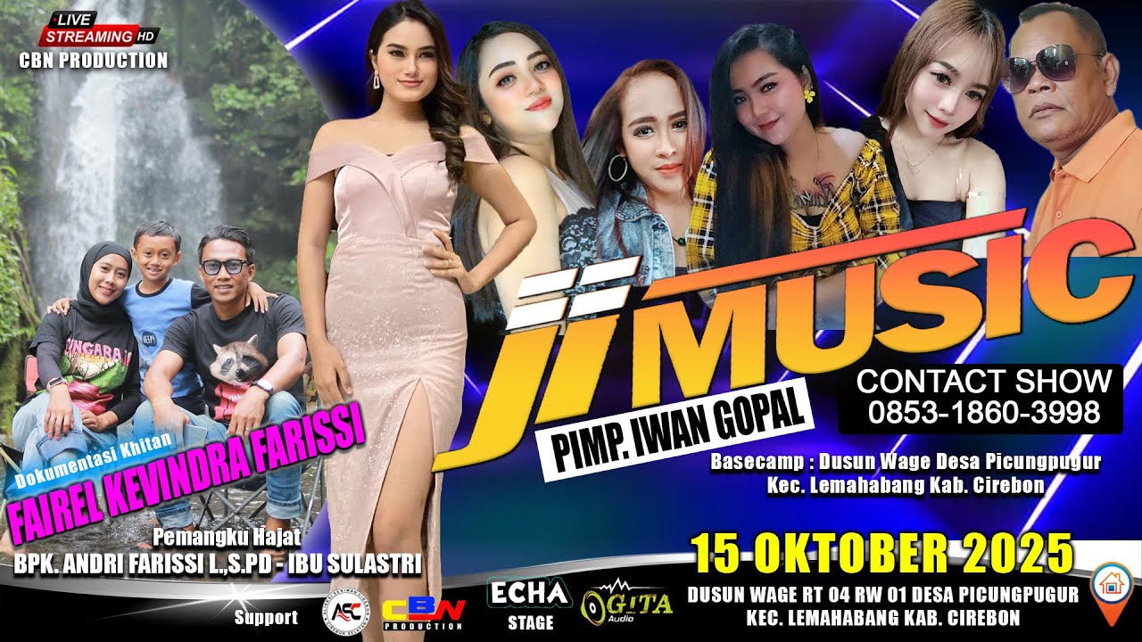JI MUSIC - LIVE DESA PICUNGPUGUR - LEMAHABANG - CIREBON 15 OKTOBER 2025