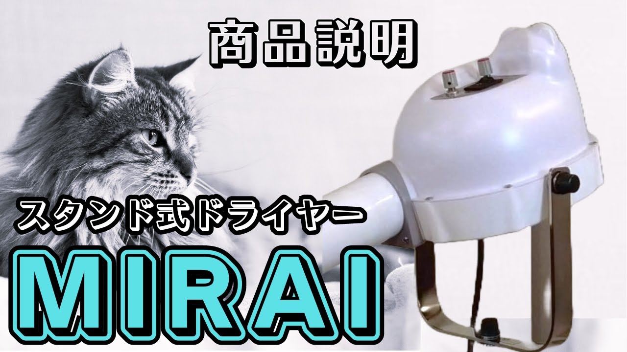 ドリーム産業】ペット用ドライヤーはここまで進化した。次世代モデル