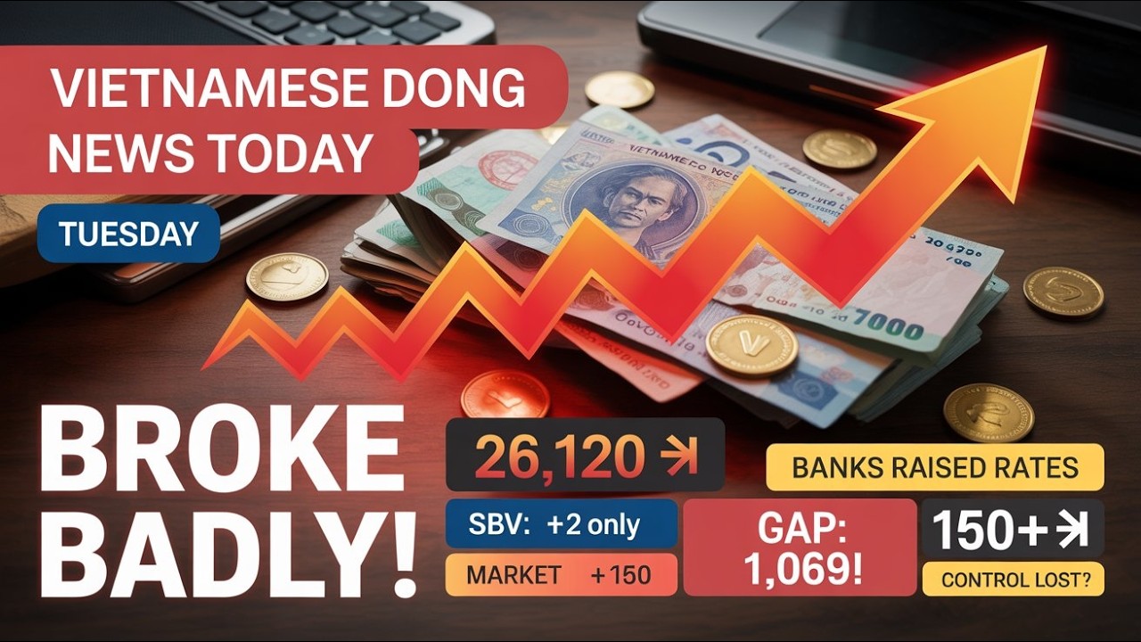 Vietnamese Dong Update: STANDOFF BROKE - Market SURGED to 26,120 | Gap Widens to 1,069 - Feb 24