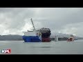 Departure of Voyageur Spirit FPSO from Kishorn Port &amp; Dry Dock