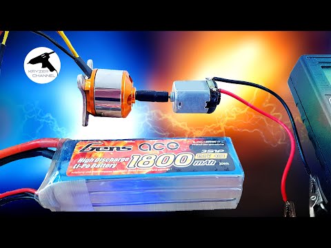 Видео: Experiment on how many watts a maximum of 130 motors can give? /  Скільки  ват дасть 130 моторчик?