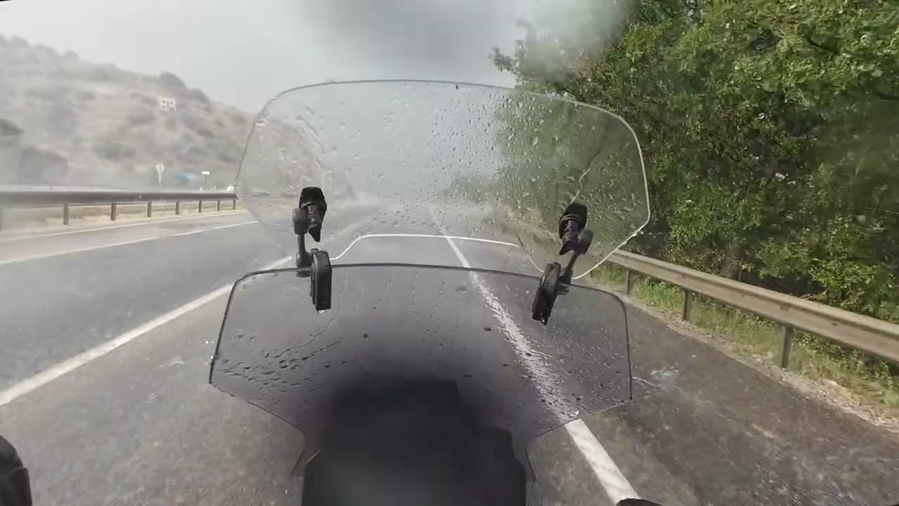 Motorda yağmura yakalandık #tracer900gt #dji #travel