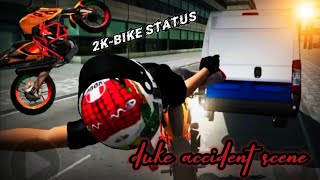 Duke accident 😟 what's app stutus||bike games screenshot 4