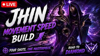 🔴 THE FASTEST JHIN BUILD ⚡ | Road to Diamond