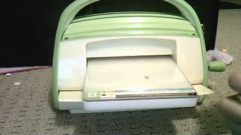 Cuttlebug Machine Demo- one minute series