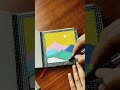 easy sketchbook drawing with posca acrylic markers #acrylic #howtouse #poscamarker #posca