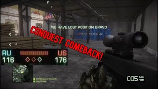 Battlefield Bad Company 2 2023 Multiplayer Gameplay - Comeback on Laguna Alta Conquest