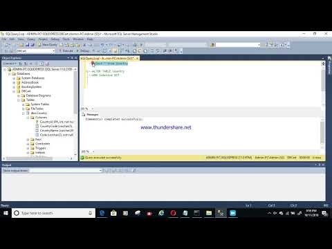 Add Column in SQL Server Table