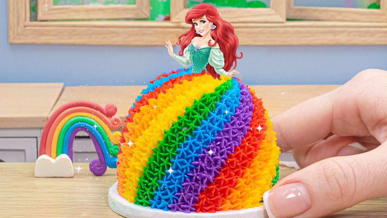 1000+ Mini Chocolate Rainbow Cake Recipes | Beautiful Princess Mini Cake Ideas
