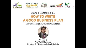 Startup eBootcamp | How to write a good business plan.