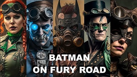 BATMAN DC as STEAMPUNK MADMAX / AI generated ai reimagine ai art ai video