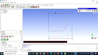 2d mixing elbow hexa meshing blocking method 2