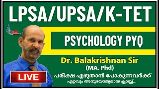 LPSA/UPSA/K-TET | PSYCHOLOGY PREVIOUS QUESTIONS | AIMS STUDY CENTRE |