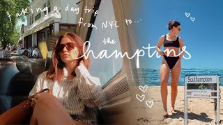 taking a *solo day trip* to THE HAMPTONS (from NYC)