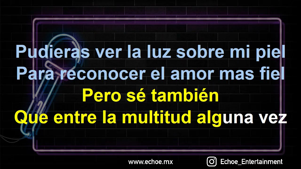 RBD - Un Poco De Tu Amor (Versión Karaoke)