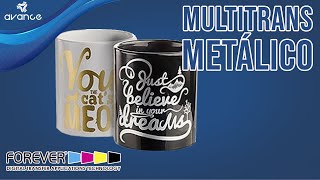 Papel De Transferencia Forever Multitrans Metálico