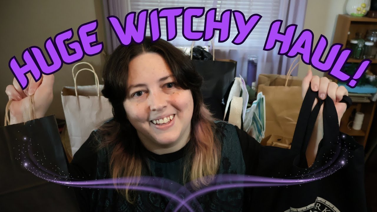 Мой САМЫЙ БОЛЬШОЙ ведьминский улов! || Кристаллы, травы, чаи и магические подарки