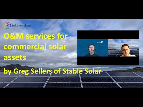 O&M services for commercial solar assets