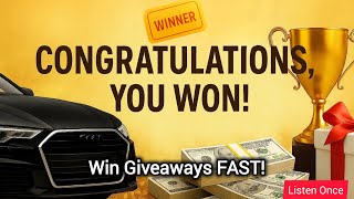 Win Contests, Giveaways, Prizes FAST 🎉 1 Listen Subliminal for Instant, Safe, Desired Results