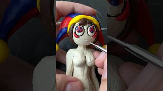 I made Pomni but she’s an Anime girl#anime #pomni #amazingdigitalcircus #sculpting #art #plasticine