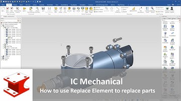 IronCAD Mechanical - How to use Replace Element to replace parts