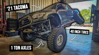 This 1 Ton Axle Swapped Tacoma Is AWESOME!