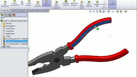 Cutting Plier solidwork