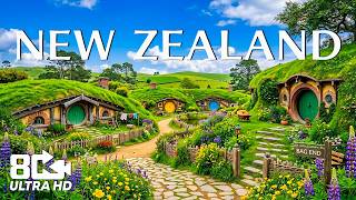 New Zealand 8K | Heaven on Earth – Crystal Lakes, Alps &amp; Dreamlike Scenery
