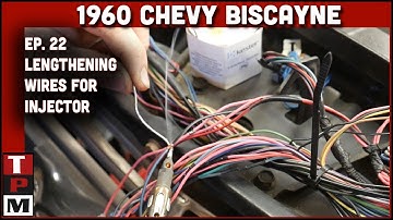 1960 Chevy Biscayne LS Swap Ep 22 Lengthen injector harness and soldering tips