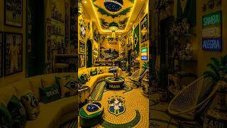 VIRAL!!! Transformed into a Spectacular Brazilian Room 🇧🇷 #fifaworldcup2026 #brazil #shorts