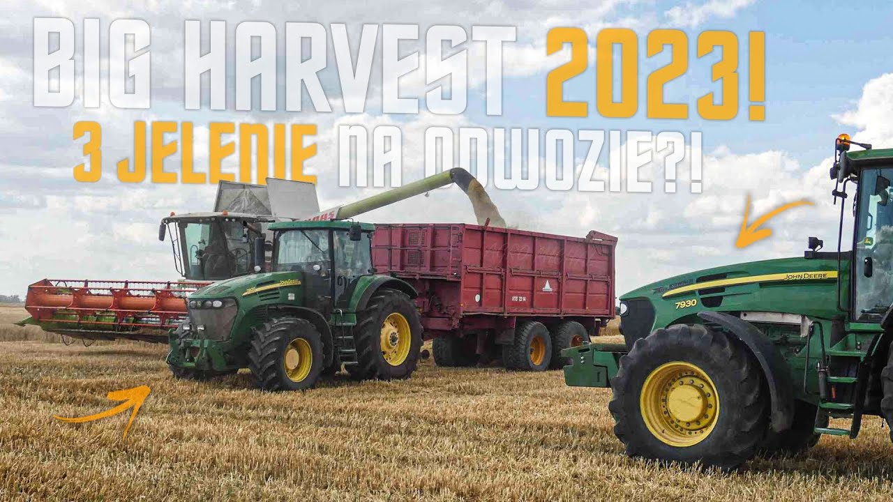 🔥BIG HARVEST🔥ŻNIWA 2023🔥SK WALEWICE🔥3 JELONKI NA ODWOZIE🔥CLAAS LEXION 750🔥