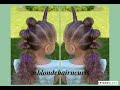 CUTE HAIRSTYLES FOR GIRLS|UNICORN HAIRSTYLE|BUBBLE BRAID